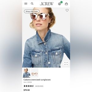 NWOT J CREW CABANA SUNGLASSES